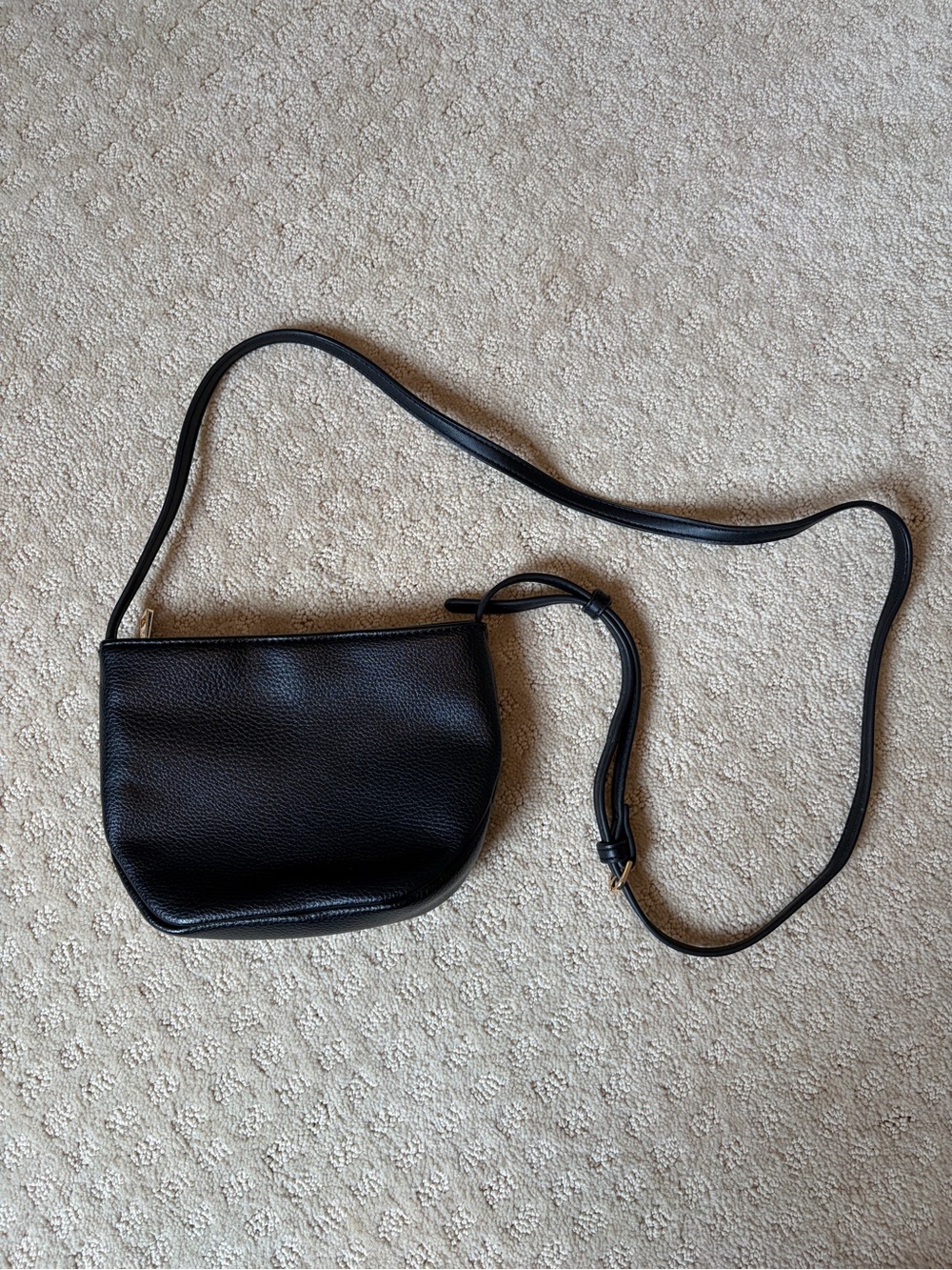 Target Black Pebbled Mini Crossbody Bag